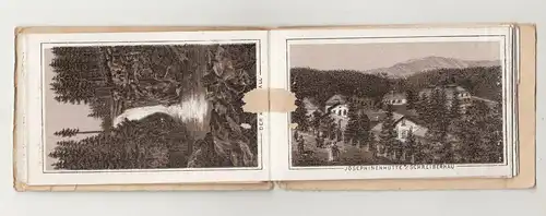 Leporello Erinnerungen an das Riesengebirge Ansichten um 1890   D