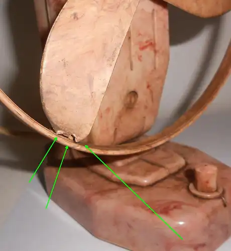 Alter Melamin Kunststoff Ventilator Tischventilator DDR mit OVP !