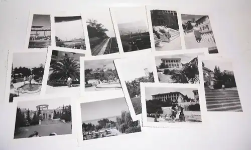 Schachtel alter DDR Urlaubsfotos Ausflüge Kiew Kaukasus UdSSR Pirna Strand