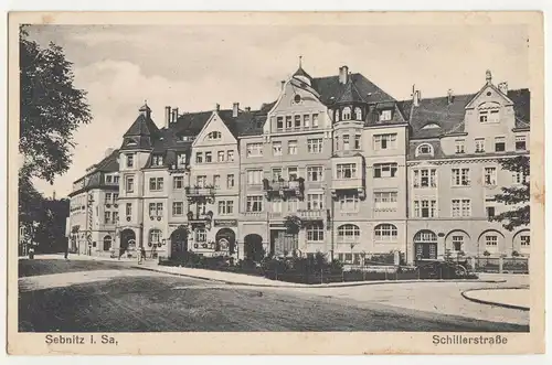Ak Sebnitz i. Sa. Schillerstraße um 1910 (A3770