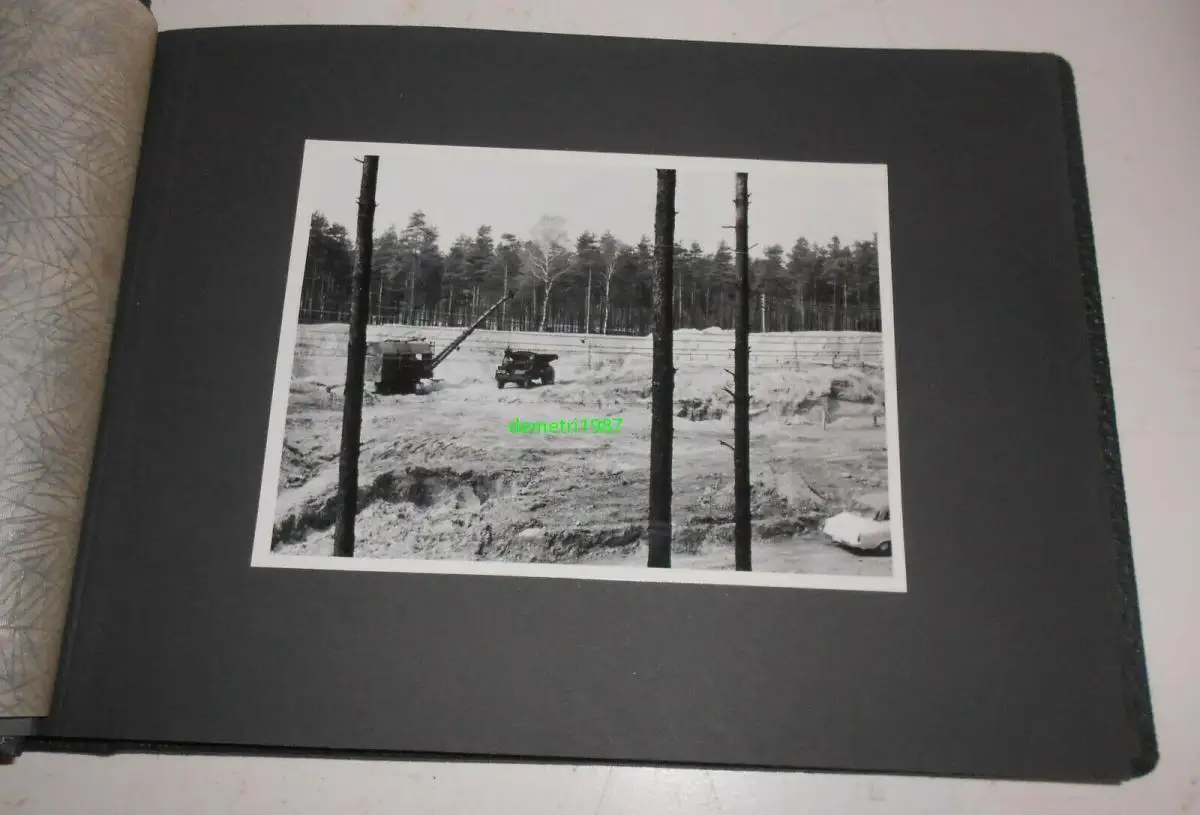 Fotoalbum 1959 Rossendorf Forschungsreaktor Kernreaktor AKW Aufbau Fotos 4