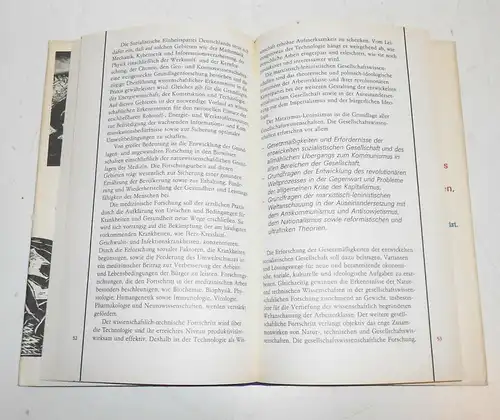 Programm der SED 1976 DDR Propaganda Kommunismus (B3