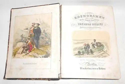 Kosmoramen für die Jugend bearbeitet Theodor Dielitz 1850 Lithos (B3