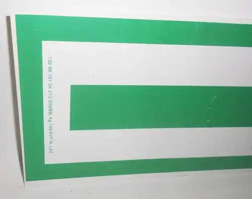 Schild DDR Kunststoff Hinweisschild Fluchtweg Grüner Pfeil Loft Deko