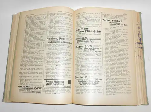Einwohnerbuch der Stadt Zittau 1928 Adressbuch ! (B2