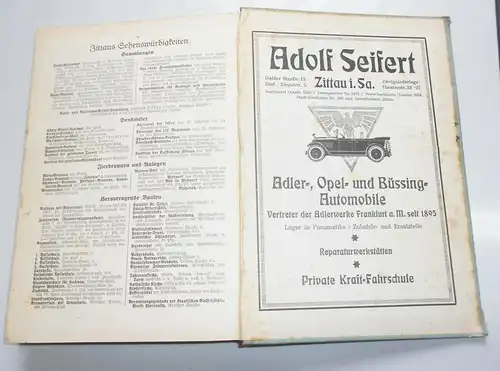 Einwohnerbuch der Stadt Zittau 1928 Adressbuch ! (B2