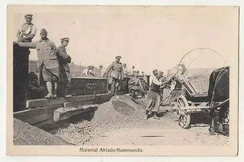 Ak Material Ablade - Kommando 1917 Feldpost !