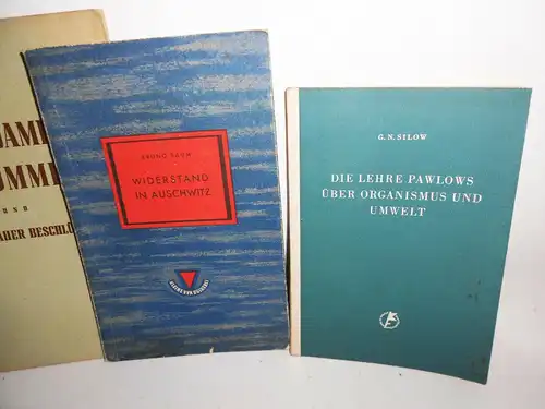 5 alte DDR Propaganda Hefte Oktoberrevolution Bruno Baum Pawlos Organismus (H8