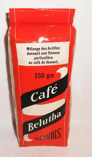 Packung Kaffee Bohnen Cafe Belutha Viennois Belutha Lausanne Ungeöffnet