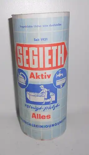 DDR Packung Segieth Aktiv Allesreiniger Universalreiniger Puder OVP !