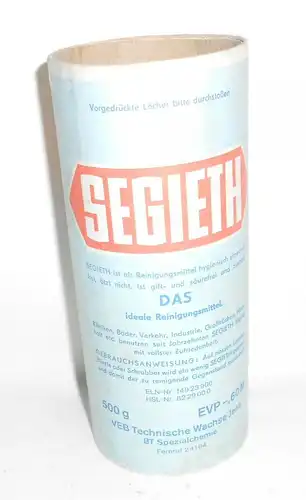 DDR Packung Segieth Aktiv Allesreiniger Universalreiniger Puder OVP !