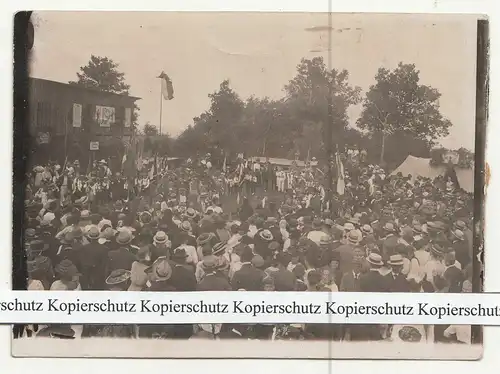 Foto Schulfest 1912 Kottmarsdorf Oberlausitz
