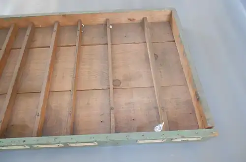 Alte Holz Schublade Setzkasten Vintage 96 x 40cm Deko Industrie Design