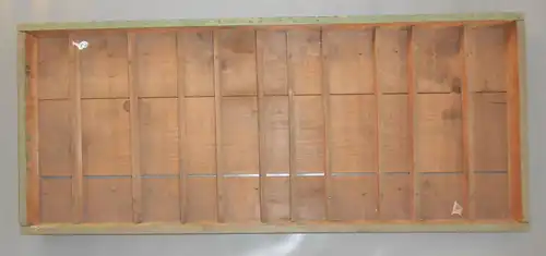 Alte Holz Schublade Setzkasten Vintage 96 x 40cm Deko Industrie Design