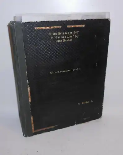 Handschriften Mappe Pfarrer Peschel Etzdorf Rosswein Briefe Schriftstücke 1862