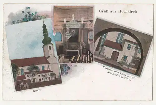 Künstler Ak Gruss aus Hochkirch um 1910 Mehrbild Ansichten (A3480