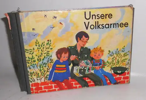DDR Pappbilderbuch UNSERE VOLKSARMEE 1.Auflage 1976 Postreiter Verlag !