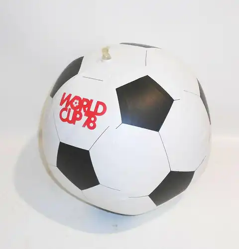 BRD Ball Worldcup 78 West Wasserball Ø 28 cm Kunststoff Aufblasbar Vintage