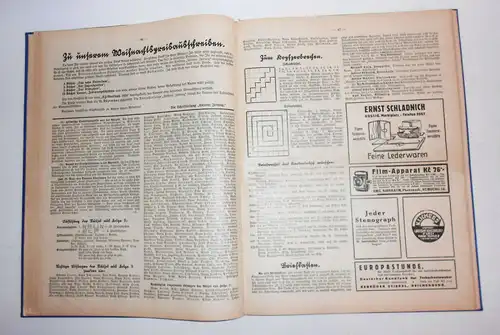 Unsere Zeitung Gebunden 1933/34 Rotkreuz Tschechoslowakei Schülerzeitung !