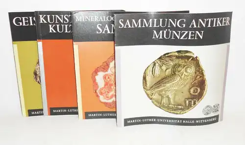 4 Broschüren Martin Luther Universität Halle-Wittenberg Kulturschätze Münzen