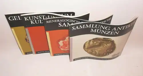 4 Broschüren Martin Luther Universität Halle-Wittenberg Kulturschätze Münzen