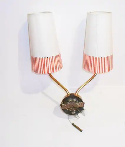 DDR Wandlampe Retro Look Design Zweiarmige Lampe Leuchte Deko