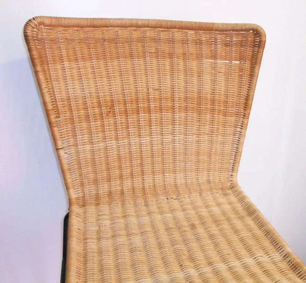 2 x DDR Stühle Stuhl Korbgeflecht Rattan Korbstuhl Mid Century Vintage Design ! 9