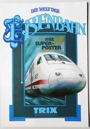 5 x Prospekt Mini Trix Trix H0 Express Modell Eisenbahn 1984 1986 