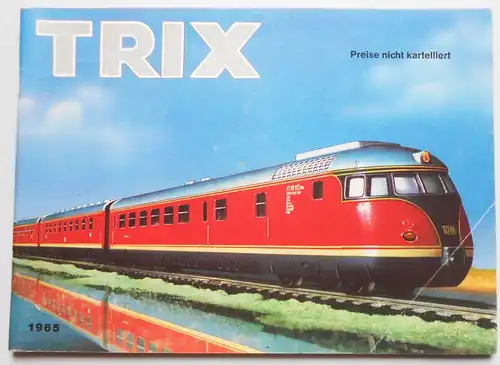 Trix Express Katalog 1965 Eisenbahn Modellbahn Zubehör 