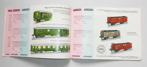 Trix Express Katalog 1965 Eisenbahn Modellbahn Zubehör 