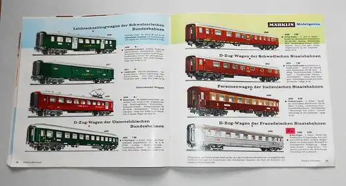 Märklin Katalog 1964 1965 D  DM Eisenbahn Zubehör