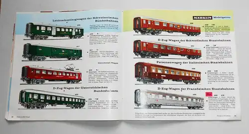 Märklin Katalog 1964 1965 D  DM Eisenbahn Zubehör 