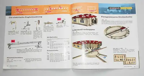 Märklin Katalog 1964 1965 D  DM Eisenbahn Zubehör 