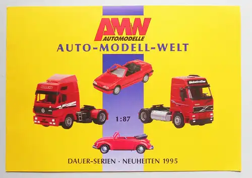 Katalog AMW Auto Modell Welt Neuheiten 1995