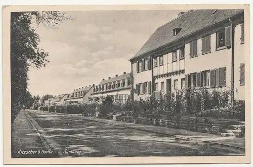 Ak Kitzscher bei Borna Siedlung 1948 ! (A3215
