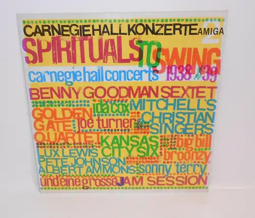 Spirituals to Swing 1 DDR AMIGA LP CARNEGIE Hall Concerts