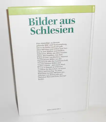 Wolfgang Schwarz - Bilder aus Schlesien - Weltbild Verlag 1990 !