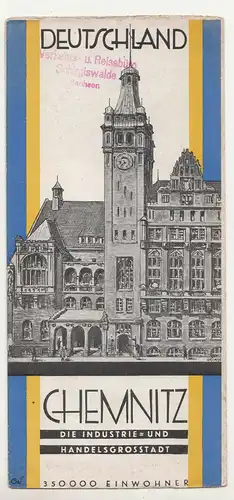 Reise Prospekt Chemnitz um 1930 (H1