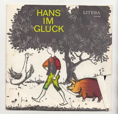 2 x Vinyl Single Litera 560086 & 560085 Hänsel & Gretel & Hans im Glück DDR