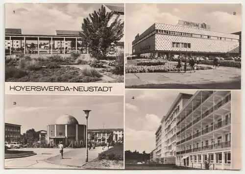 Ak Hoyerswerda Neustadt Mehrbild 1977 DDR (A3051