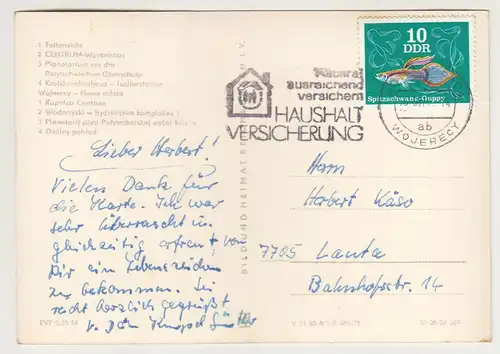 Ak Hoyerswerda Neustadt Mehrbild 1977 DDR (A3051
