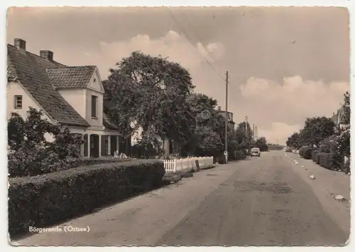 Ak Börgerende Ostsee Straße Stempel über Bad Doberan 1963 DDR  (A3045