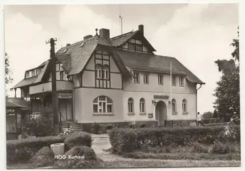Ak Luftkurort Lückendorf Zittauer Gebirge HOG Kurhaus 1976 (A3043