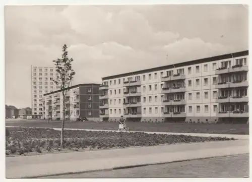 Ak Hennigsdorf Kr. Oranienburg Neubauten Karl-Marx-Straße 1968 DDR (A3034