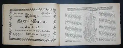 Ausstellung des Sächs. Handwerker & Kunstgewerbes 1896 Dresden Wegweiser (H6