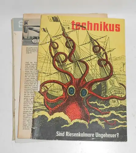 Technikus 8 / 1965 DDR Magazin Naturwissenschaft Technik !