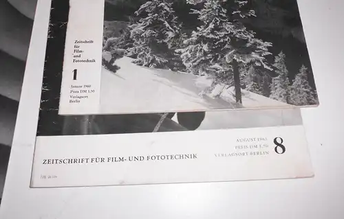 Bild und Ton Zeitschrift für Film - & Foto Technik Konvolut 1955 - 1963 !