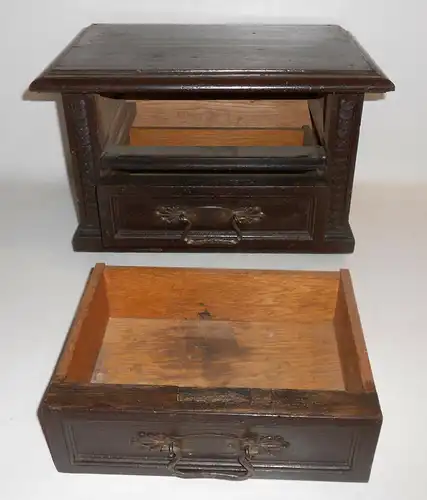 Miniatur Kommode Model Möbel Mobeliar Mustermöbel Entwurf um 1890 Vintage Deko 