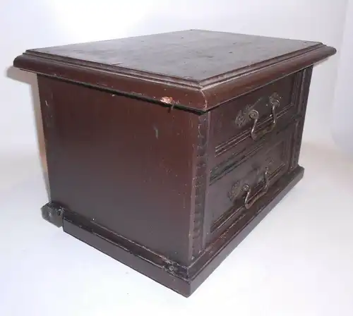 Miniatur Kommode Model Möbel Mobeliar Mustermöbel Entwurf um 1890 Vintage Deko 