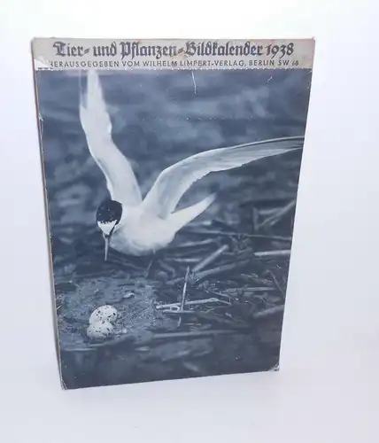 Kalender 1938 Tier  und Pflanzen Bild